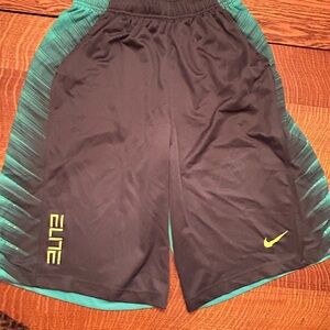 Nike Dri-FIT Black and Teal Shorts